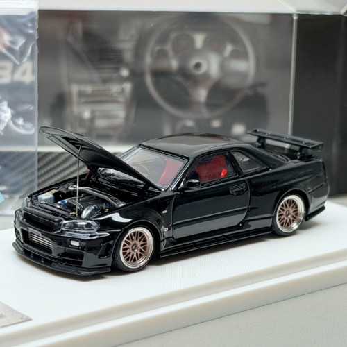 FOCAL HORIZON Nissan Skyline R34 Black Limited999 1:64 przód
