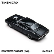 Time Micro 1969 Dodge Pro Street Charger – Black 1:64 góra