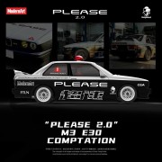 ModernArt &amp; SHEPWELL BMW E30 M3 1:64 bok