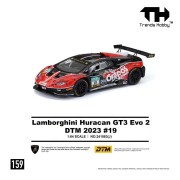 Trends Hobby LAMBORGHINI HURACAN GT3 EVO 2 DTM 2023 #19 Red 1:64 przód