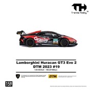 Trends Hobby LAMBORGHINI HURACAN GT3 EVO 2 DTM 2023 #19 Red 1:64 bok
