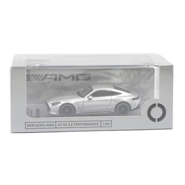 KILO Works Mercedes-AMG GT 63 Hightech Silver Metallic 1:64 box