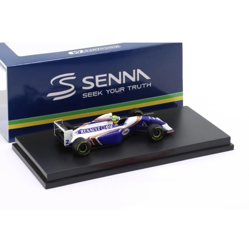 Minichamps Williams F1 Fw16 #2 San Marino Gp 1994 Ayrton Senna 1:64 tył box