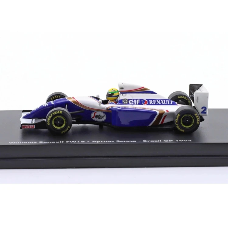 Minichamps Williams F1 Fw16 #2 San Marino Gp 1994 Ayrton Senna 1:64 bok