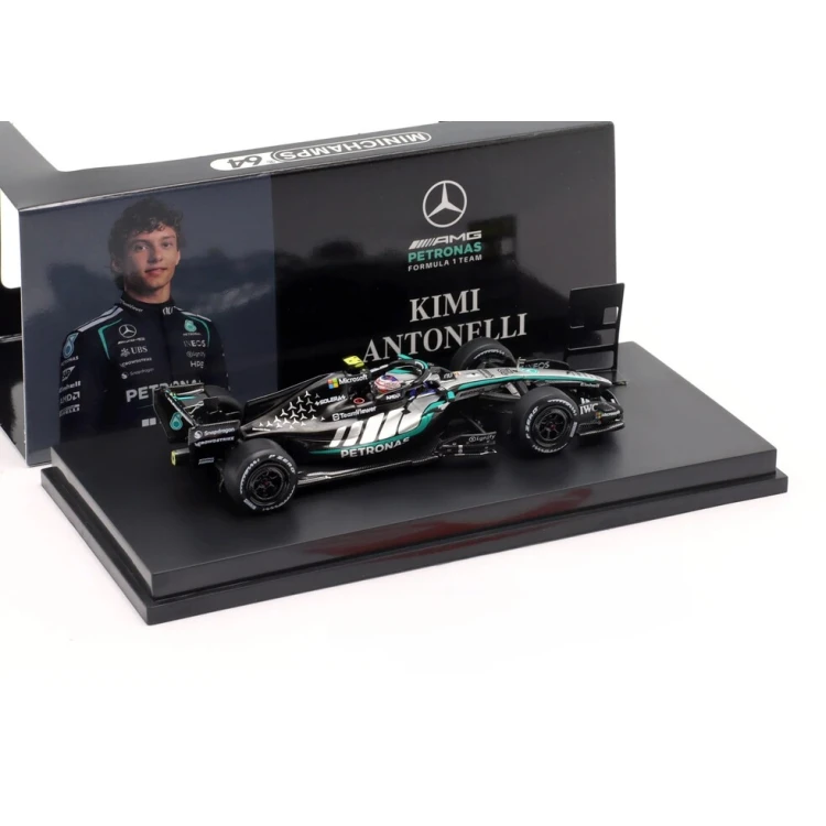Minichamps Kimi Antonelli Mercedes-AMG F1 W17 #12 Winner China GP Formula 1 2026 1:64 tył