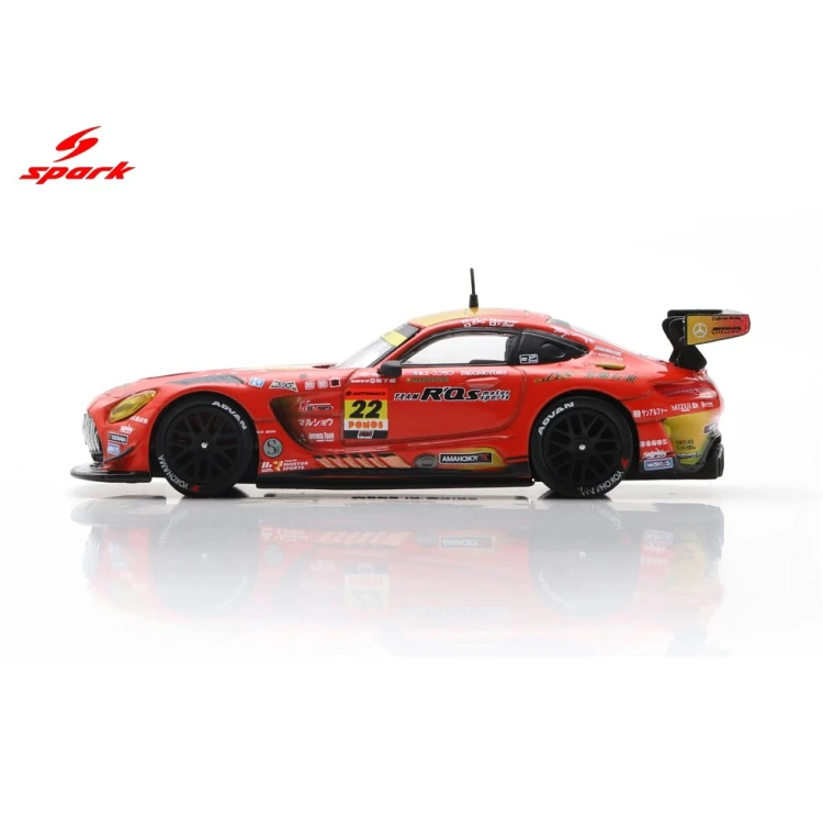 Spark R'Qs AMG GT3 R'Qs MOTOR SPORTS No.22 GT300 SUPER GT 2025 1:64 bok