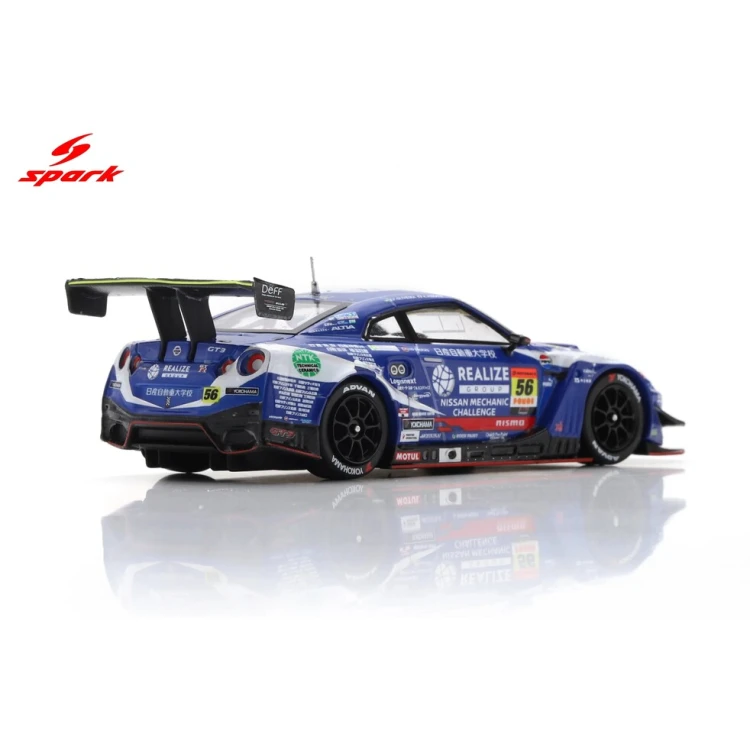Spark REALIZE NISSAN MECHANIC CHALLENGE GT-R KONDO RACING No.56 GT300 SUPER GT 2025 1:64 tył