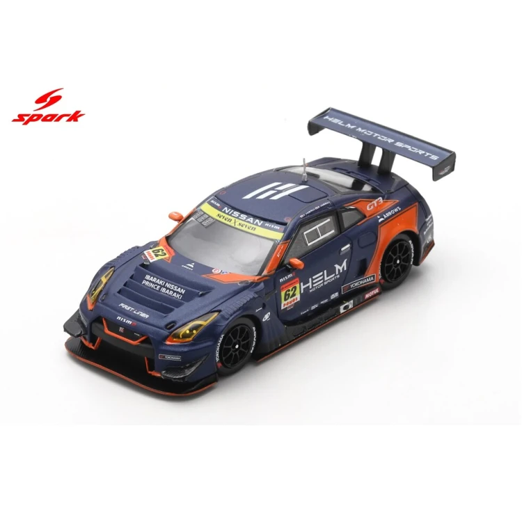 Spark Nissan GT-R HELM MOTORSPORTS No.62 GT300 SUPER GT 2025 1:64 przód