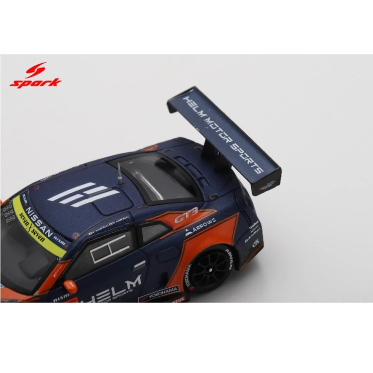 Spark Nissan GT-R HELM MOTORSPORTS No.62 GT300 SUPER GT 2025 1:64 detal
