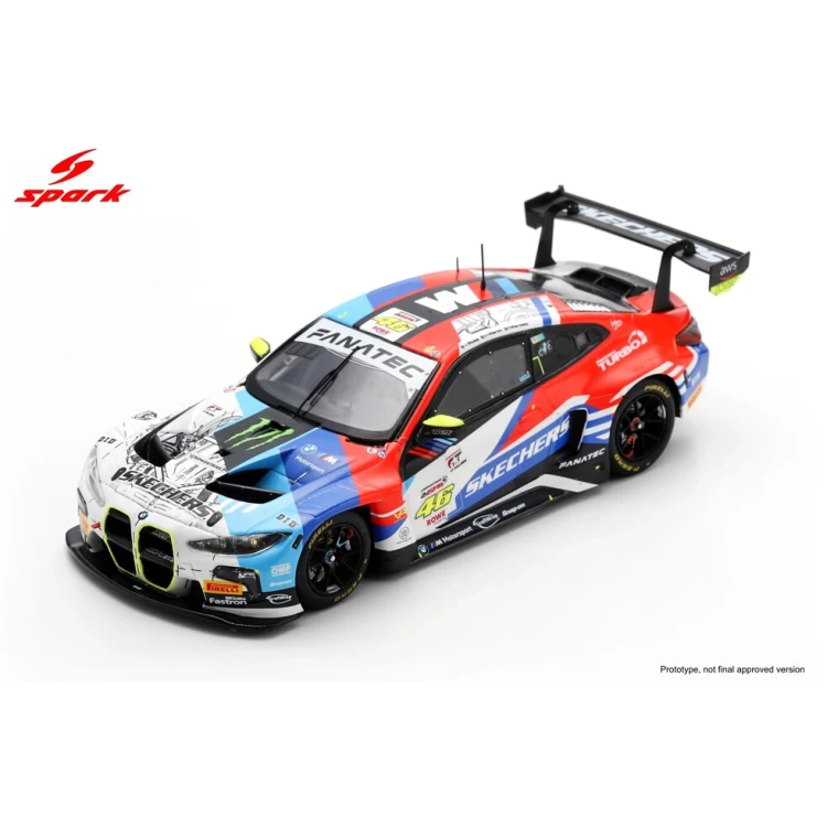 Spark BMW M4 GT3 No.46 Team WRT 24H Spa 2024 1:64 przód