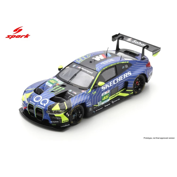 Spark BMW M4 LMGT3 No.46 TEAM WRT Le Mans 24H 2025 1:64 przód