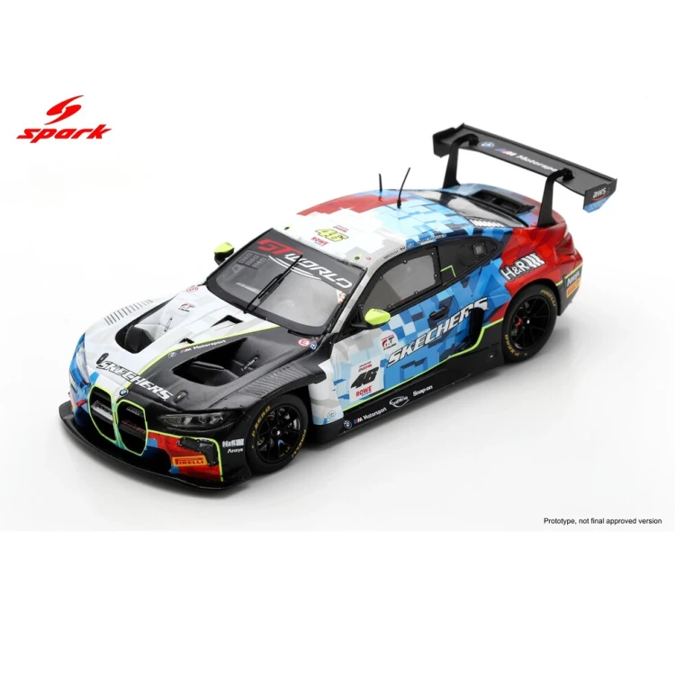 Spark BMW M4 GT3 EVO No.46 Team WRT 24H Spa 2025 1:64 przód