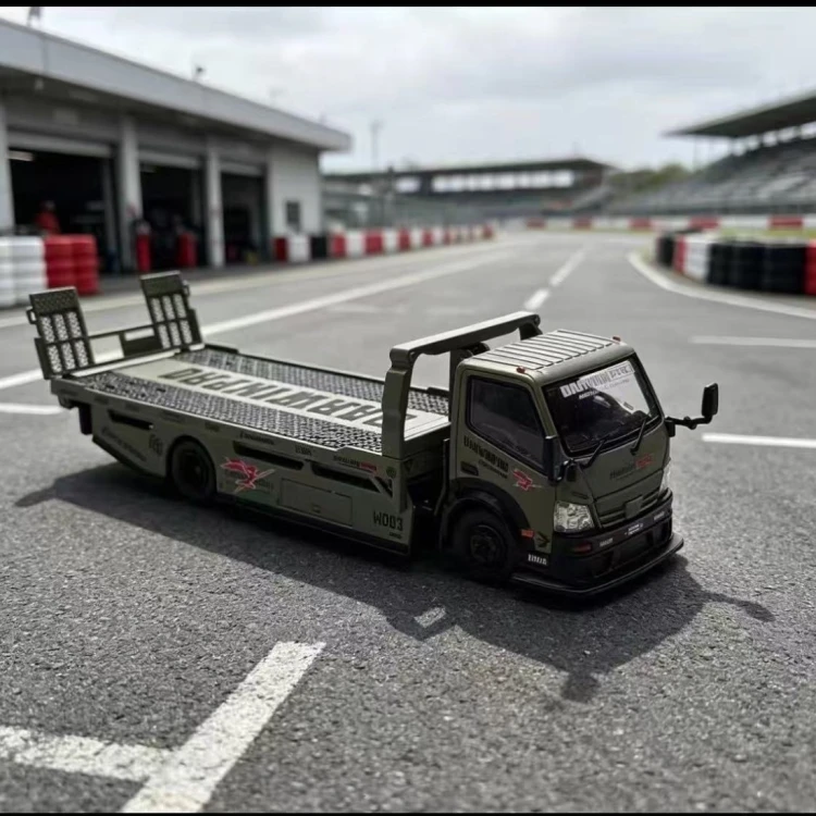 Darwin Army Green Trailer H300 1:64 przód detal