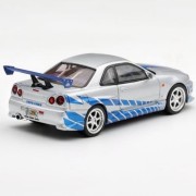 Mini GT Nissan Skyline GT-R C-West 2 Fast 2 Furiou – Brian O’Conner - MGT01252BL 1:64 tył