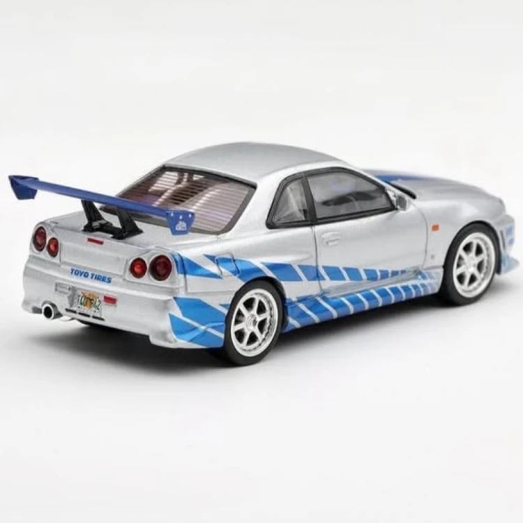 Mini GT Nissan Skyline GT-R C-West 2 Fast 2 Furiou – Brian O’Conner - MGT01252BL 1:64 tył