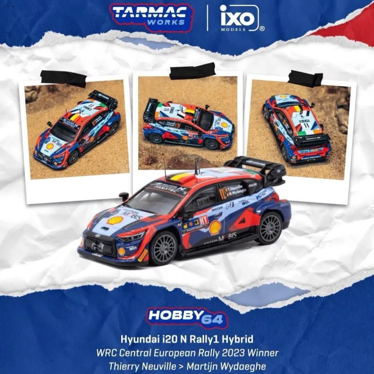 Tarmac Works Hyundai i20N Rally1 Hybrid nr11 – Thierry Neuville 1:64 przód