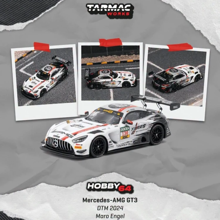 Tarmac Works Mercedes-Benz AMG GT GT3 nr130 – Maro Engel 2024 1:64 przód