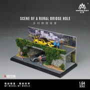 MoreArt Diorama Rural Bridge Scene 1:64 bok detal
