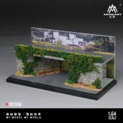 MoreArt Diorama Rural Bridge Scene 1:64 bok detal 2