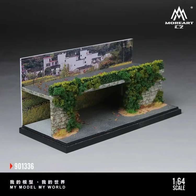 MoreArt Diorama Rural Bridge Scene 1:64 bok detal 3