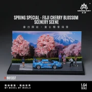 MoreArt Diorama FUJI CHERRY BLOSSOM SCENE 1:64 przód