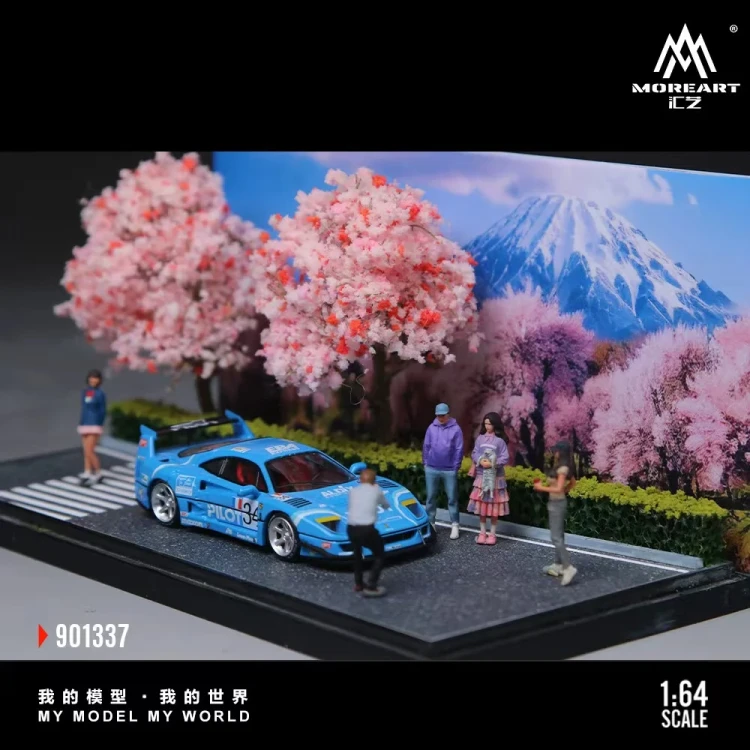 MoreArt Diorama FUJI CHERRY BLOSSOM SCENE 1:64 bok