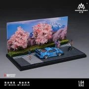 MoreArt Diorama FUJI CHERRY BLOSSOM SCENE 1:64 bok detal 2
