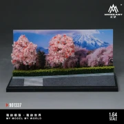 MoreArt Diorama FUJI CHERRY BLOSSOM SCENE 1:64 przód detal 3