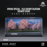 MoreArt Diorama FUJI CHERRY BLOSSOM SCENE 1:64 przód detal 4