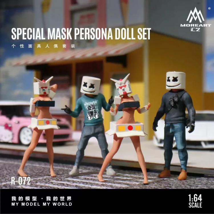 MoreArt Special Mask Persona Doll Set Figurki żywiczne 1:64 przód