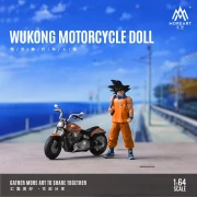 MoreArt Wukong Motorcycle – Motocykl z Figurką żywica 1:64 przód scena