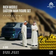 MoreArt Rich Middle Eastern Man – Zestaw 2 Figurek 1:64 przód