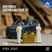 MoreArt Rich Middle Eastern Man – Zestaw 2 Figurek 1:64 detal