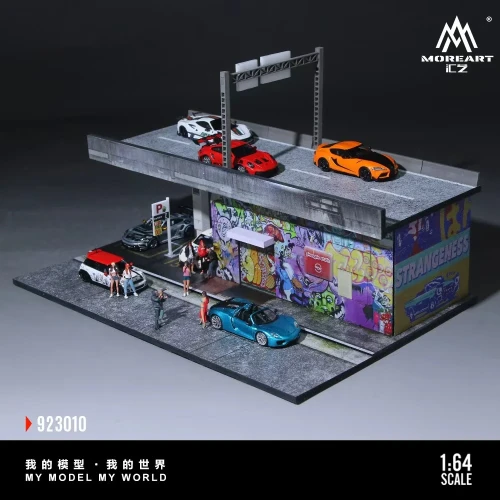 MoreArt Diorama Must-Visit Street Art Spots in Nagoya 1:64 bok