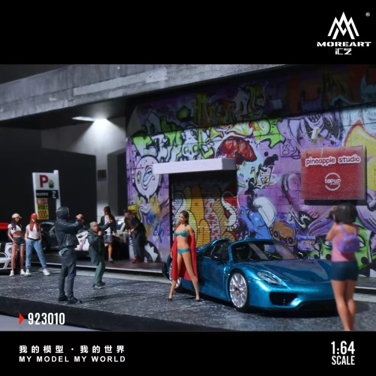 MoreArt Diorama Must-Visit Street Art Spots in Nagoya 1:64 detal 2