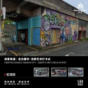MoreArt Diorama Must-Visit Street Art Spots in Nagoya 1:64 foto