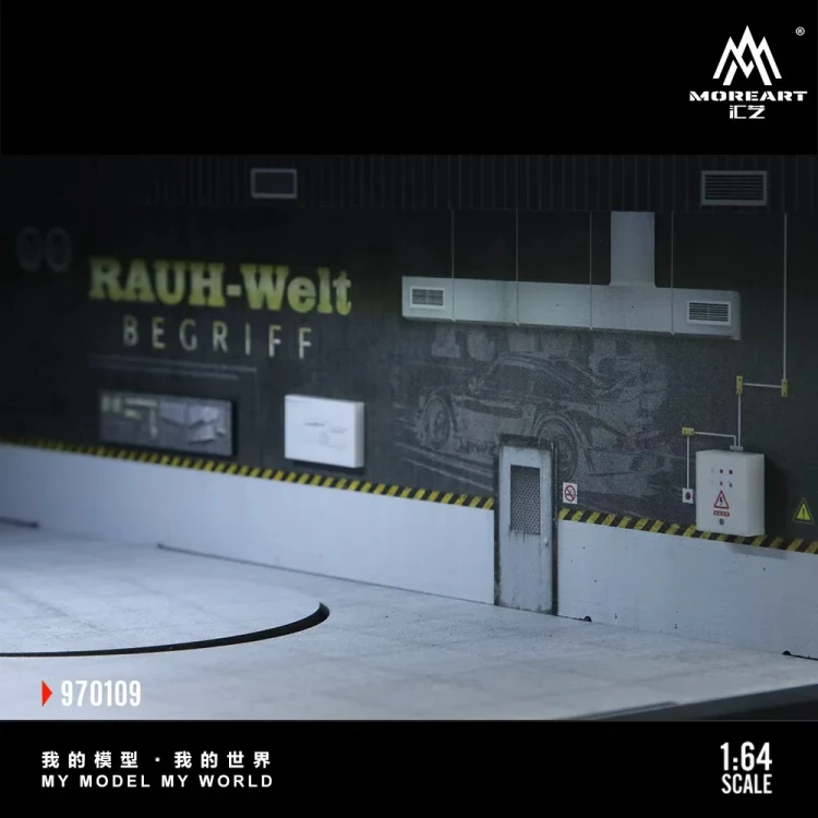 MoreArt RWB Turntable Scene – Obrotowa Diorama 1:64 detal 2
