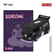 Cool.Car Volkswagen T1 Pickup Kuromi Purple 1:64 przód