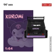 Cool.Car Volkswagen T1 Pickup Kuromi Purple 1:64 tył