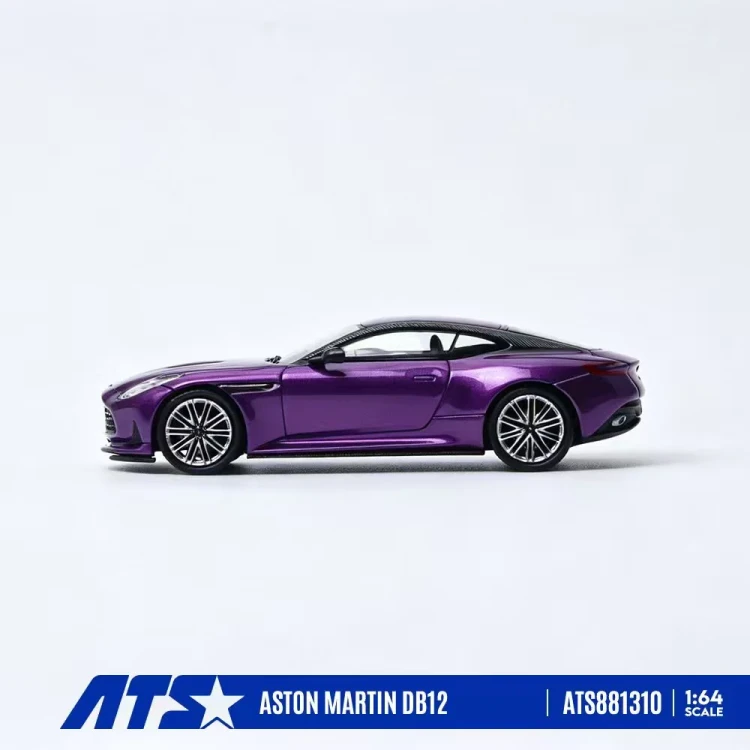 ATS MODELS Aston Martin DB12 Metal Purple 1:64 bok