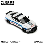 TimeMicro x PSC Design Dodge Charger „Brawler” Lakeshore Police 1:64 przód detal