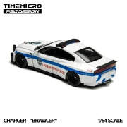 TimeMicro x PSC Design Dodge Charger „Brawler” Lakeshore Police 1:64 tył detal