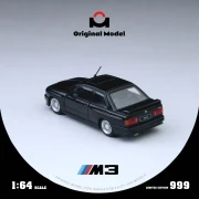 Original Model BMW E30 M3 Sedan Black Limitowany 1/999 1:64 tył