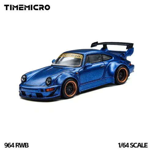 TimeMicro x PSC Design Porsche 964 RWB Navy Blue 1:64 przód