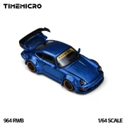 TimeMicro x PSC Design Porsche 964 RWB Navy Blue 1:64 góra