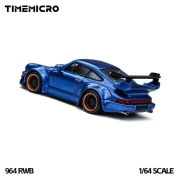 TimeMicro x PSC Design Porsche 964 RWB Navy Blue 1:64 tył detal