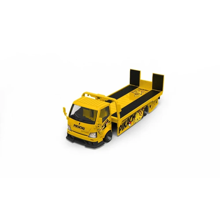 Cool.Car Hino H300 Flatbed Transport Trailer Pikachu – CC647242 1:64 bok detal