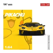 Cool.Car Lamborghini GTEVO Pikachu 1:64 front