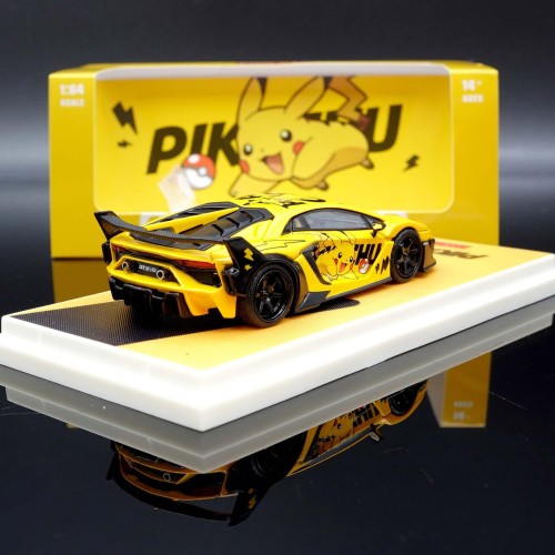 Cool.Car Lamborghini GTEVO Pikachu 1:64 tył