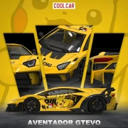 Cool.Car Lamborghini GTEVO Pikachu 1:64 plakat